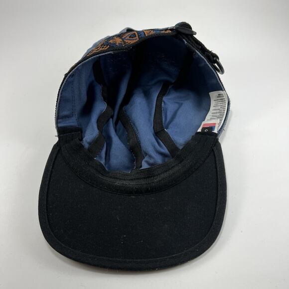 KAVU Organic Cotton Strap Cap Hat Navy Blue Size Small Blue, Perfect Fade - Picture 6 of 8